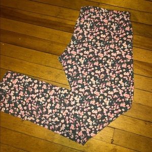 Size med Exhilaration flowered leggings